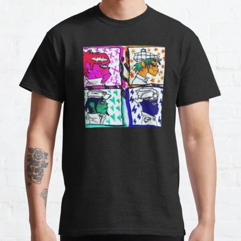 Qualitytshirtgorillazharajukuadultgreatanimeshirttee - Image 5